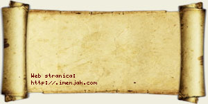 Isidora Pajkić vizit kartica